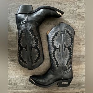 Harley Davidson black cowboys boots
